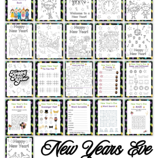 New Year’s Eve Activity Book