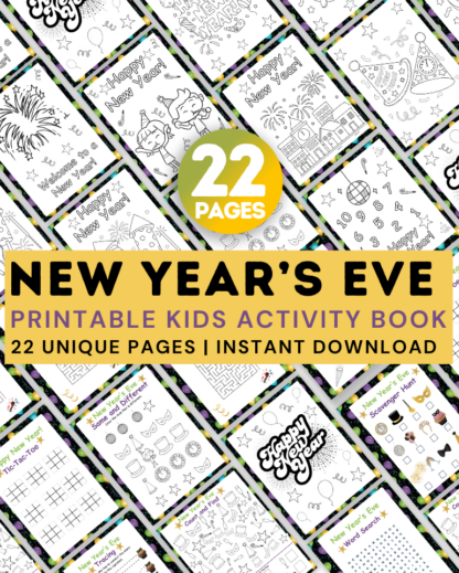 New Year’s Eve Activity Book