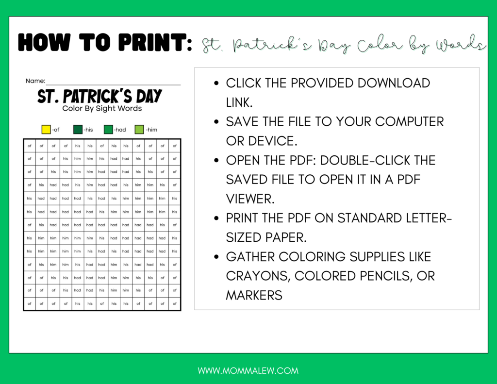 How to Print Guide 