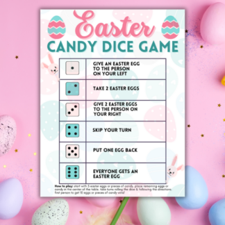 Easter Candy Dice Game