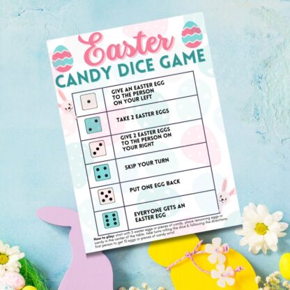 Easter Candy Dice Game FB