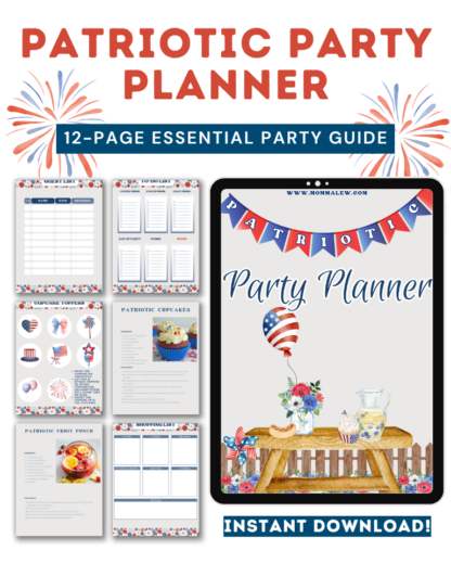 Printable Patriotic Party Planner for Easy Party Planning - Image 3