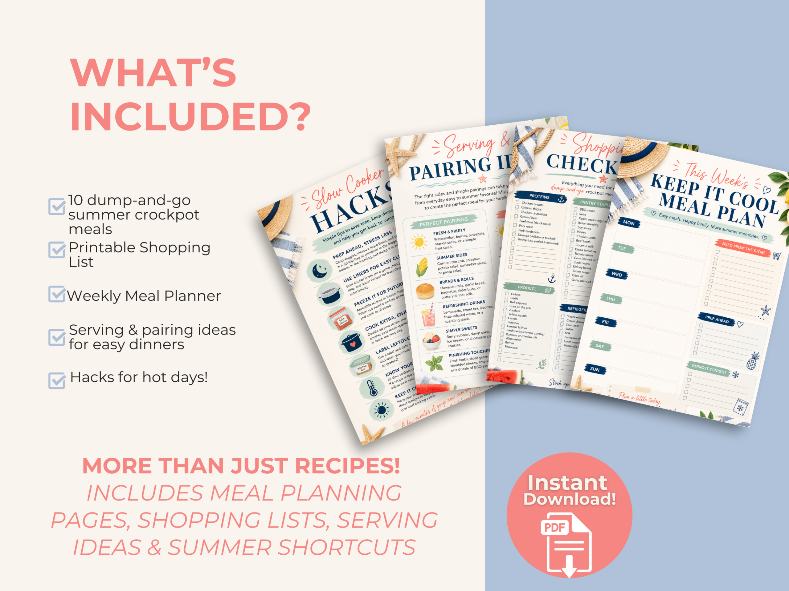 Keep Your Kitchen Cool This Summer -  10 Dump-and-Go Crockpot Meals