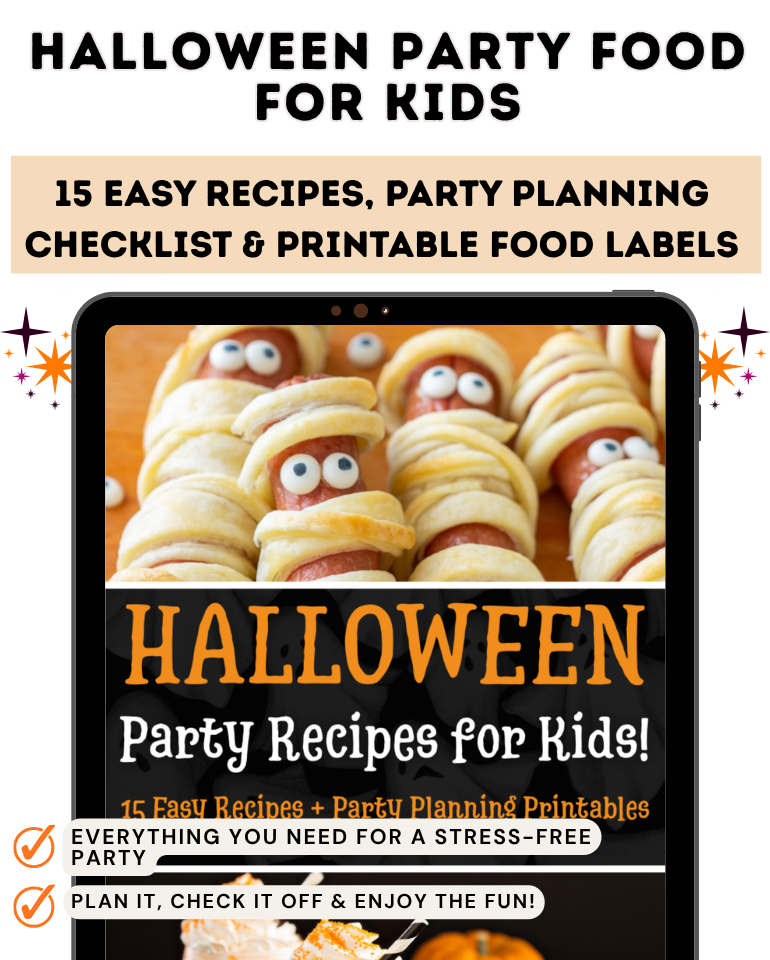 Halloween Party Food for Kids: 15 Easy Recipes + Printables